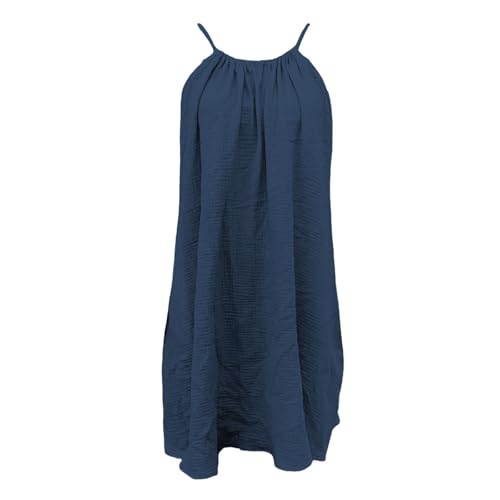 Robe col rond décontractée à coupe ample et fluide - 2