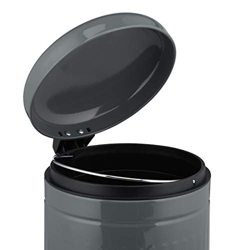 Relaxdays - Pattumiera a Pedale da 5 l, Chiusura