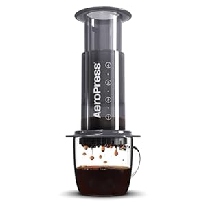 AeroPress A80 Kaffeezubereiter Plastik, 10 ounces, Schwarz AeroPress A80 Kaffeezubereiter Plastik, 10 ounces, Schwarz