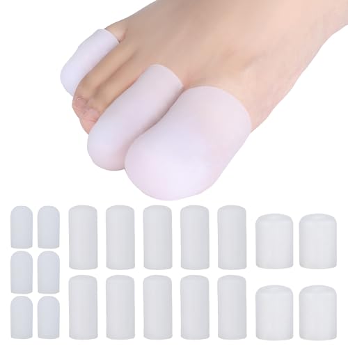 20Pcs Durable Silicone Toe Protectors