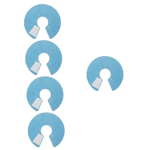 COLLBATH 5pcs Bird Neck Collar Parrot Bite Collar Bird Accessories Soft Washable Pet Supplies