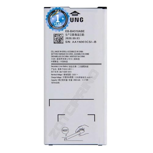 Image of OriginaI EB-BA510ABE Battery for Samsung Galaxy A5 (2016) A510F A510F /DS A510FD Battery with 1 Year Warranty**** (R63)