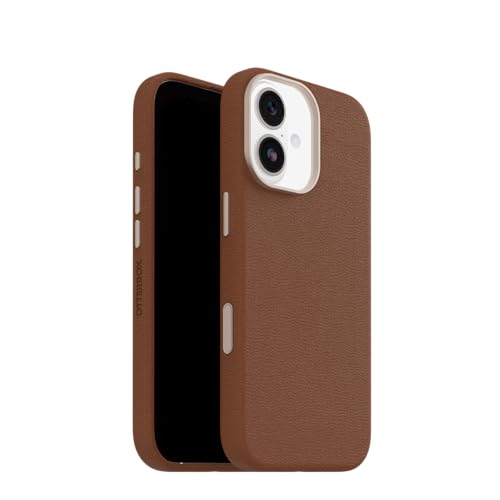 Image of OtterBox iPhone 17 Symmetry Series Cactus Leather Case - Desert Saddle - Brown - Slim, Premium Protective iPhone Case