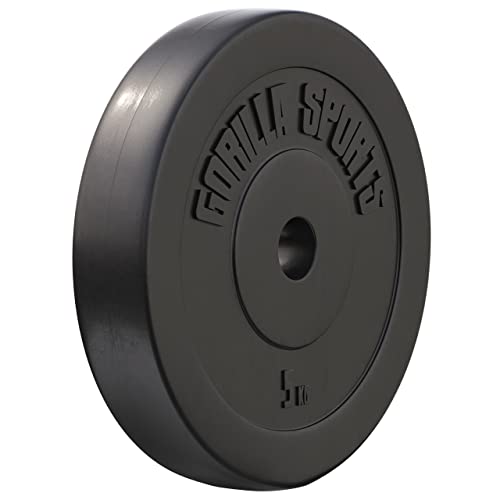 GORILLA SPORTS® Hantelscheiben - Einzeln/Set, 1,25kg, 2,5kg, 5kg, 7,5kg,...