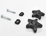 NP Cosen Pentagram Knob, Replacement Arm Adjustment Knobs for Rollator, Knob for Adjustable Height A