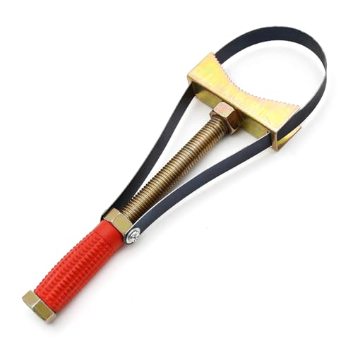 UOIENRT Adjustable Oil Filter Wrench Disassembly Tool Replacement for Truck Excavators(9-15cm Diameter)