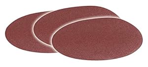 Scheppach Schleifpapier-Set 9 teilig Ø 125 mm K 80/120/180 (1 Satz = 3 Stück) | passend zu Band-und Tellerschleifer BTS700