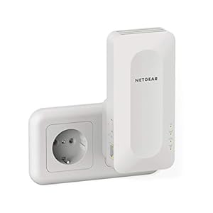 NETGEAR 6 Mesh wifi-repeater EAX15, draadloze signaalversterker AX1800, dekking tot 100 m2 en 20 apparaten,Wit