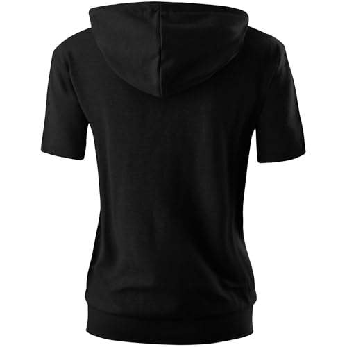 Image of GIVON Basic Lightweight Zip-Up Hoodie Long Sleeve Thin Jacket for Women with Plus Size
