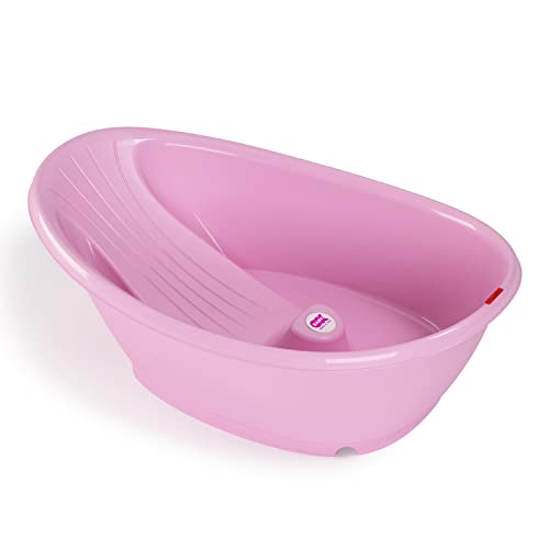 OKBABY Bella - Vaschetta Avvolgente per il Bagnetto del Neonato 0-12 Mesi - Rosa
