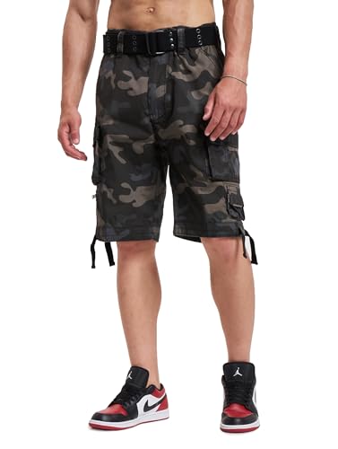 Short vintage noir Brandit Savage avec poches cargo pratiques