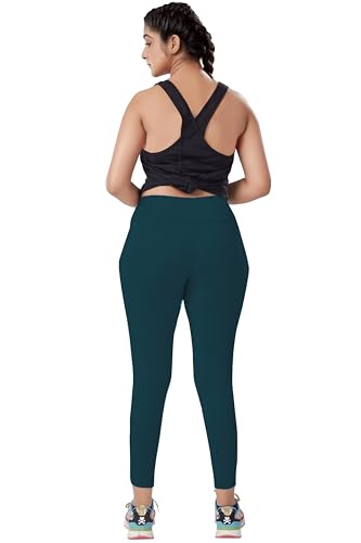 Image of Nexsus Appparels Stretchable Gym Pants for Workout : The Ultimate Yoga Pants | Gym Wear for Woman | Gym Tights for Women with Side Pockets | Available in Plus Size's