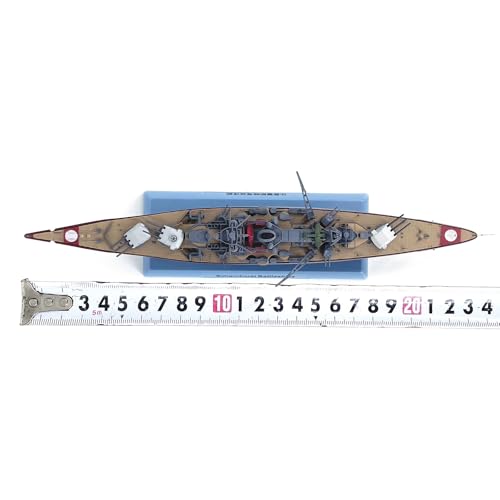 CHICHIYANG 1/1000 Scale WWII German Scharnhorst Class Battleship Model Alloy Nautical Warship Souvenir for Collection & Display - Image 3