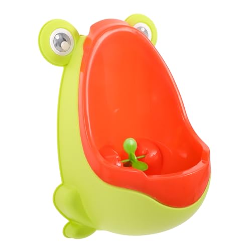Beatifufu Cute Frog Toddler Urinal Boys' Potty Training Urinal Wall-Mounted Space-Saving Design
