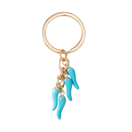 ミニチュア唐辛子キーホルダー鮮やかな合金ぶら下げ飾りコンパクトデザインホルダー旅行唐辛子キーホルダー