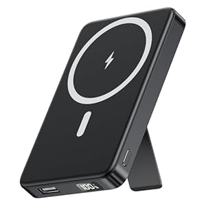 YUJE Magnetic Power Bank, for MagSafe Battery Pack 10000mAh, PD 20W USB-C Fast Portable Charger Power Bank, Wireless Battery for iPhone 17/16/15/14/13/12 Series