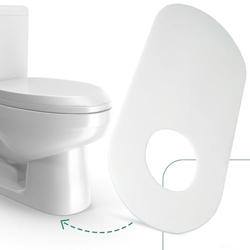Schallschutzmatte für Stand WC Bidet Schaumstoffmatte Pad 5mm Schaum Matte Toiletten Schallschutz Unterlage Weiß Abdichtung Trittschalldämmung Hohe Qualität
