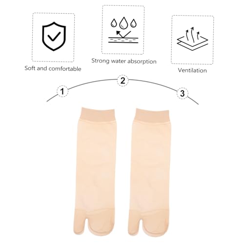 10pairs Breathable Two Toes Ankle Socks for Adults Summer Sandal Socks Comfortable Tabi Style for Flip-flops and Daily Wear3