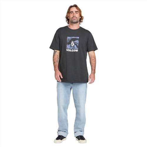 Image of Volcom Men's Solver Stretch Denim Jeans-Modern Fit Pant