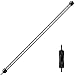 NICREW Luz Blanca LED Sumergible para Acuarios, Barra de luz Subacuatica 6.5W 58cm Lampara Sumergible Acuario LED, Tubos de Luz Impermeable