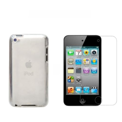 �ɓK�p����Apple ipod touch 4�p �\�t�g�N���X�^���N���ATPU�ی�V�F���P�[�X�J�o�[�Ƌ����K���X�X�N���[���v���e�N�^�[ (�}�b�g�����ȃP�[�X�ƃK���X)