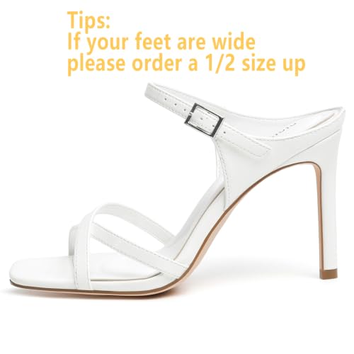 Image of vivianly Sandlas Heels for Women Dressy Stiletto 3.9In Heeled Mule Slip on
