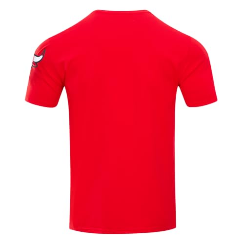 Pro Standard Mens NBA Chicago Bulls Classic Chenille Short Sleeve Tee Red by Pro Standard - Used condition - Image 3
