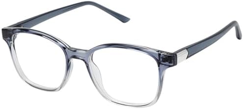 Blue Plastic Eyeglasses by Elle image 2