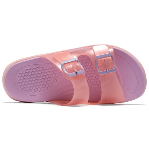 i78 Kids Double Buckle Adjustable Arch Support Flat Non-slip Sandals for Girls4