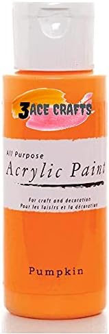 3 Ace Crafts Pack of 1  Sage - Acrylic Paint 59ml Craft Decoration Kids, Garden Furniture Ornament, Outdoor Wood Paint, Air Drying, Modelling Clay Palette, Plastic, Canvas Board, Paper