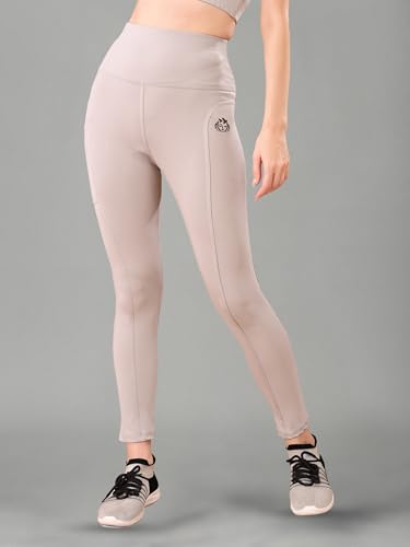 Image of Women High Rise Gym Wear Tights Stretchable Yoga Pants Fitness Leggings Gym Pants Multipurpose Slim Fit Track Pant Workout Active Wear Lower