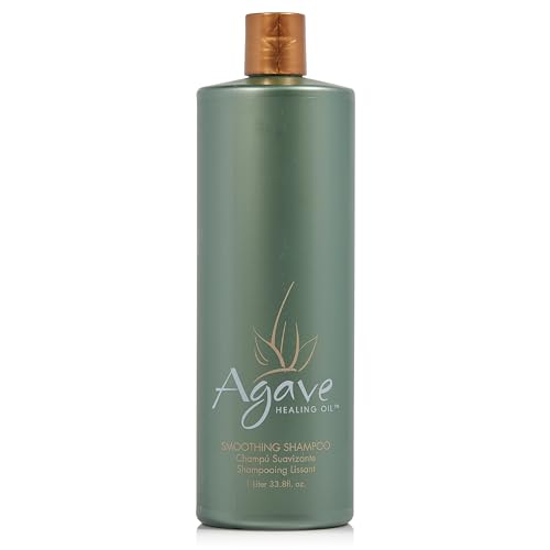 Agave Smoothing Shampoo Hydrating & Frizz Control, Color-Safe, Sulfate-Free, 33.8 oz