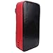 YOUTHINK Foot Target Shock Absorption Kick Target Kick Mitt Martial Arts Taekwondo Kickboxing (Black Red)