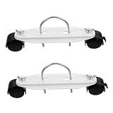 IMIKEYA Soporte de Base con Ruedas Resistentes para Radiadores Eléctricos de Soporte Móvil Compacto para Estufas de Aceite y Emisores Térmicos Ruedas Giratorias Duraderas para Calefacción