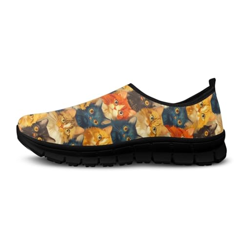 Image of Womens Slip On Walking Shoes Non Slip Loafer Breathable Holiday Travel Shoe Lightweight Casual Low Top Sneakers SizeUS 5.5-11.5