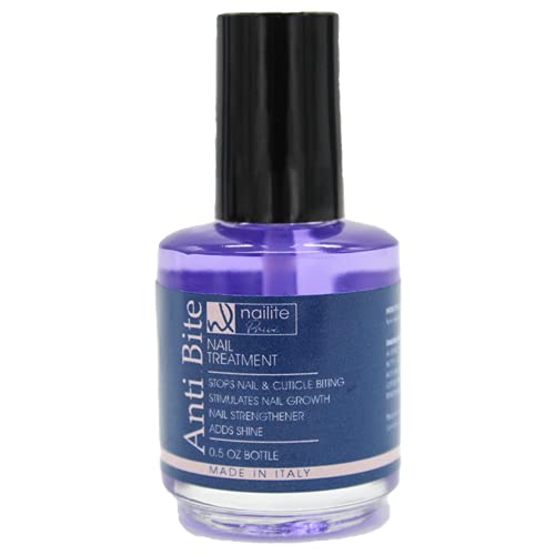 Nailite PrivÃ© Anti-Bite - Bitter Taste Nail Polish, Treatment to Avoid Biting the Cuticles, Nails and Stop Thumb Sucking - Supports Healthy Nail Growth (1/2 Oz)