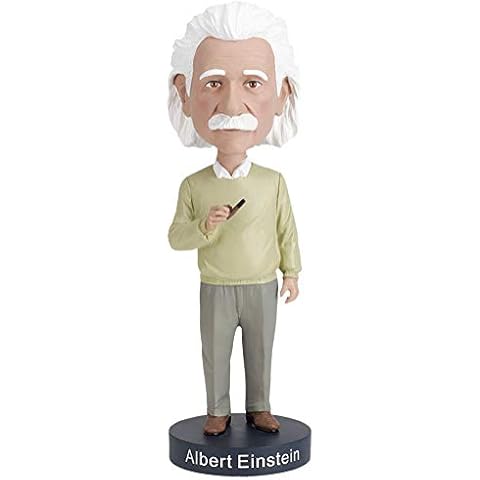 Royal Bobbles Albert Einstein Bobblehead, Premium Polyresin Lifelike Figure, Unique Serial Number, Exquisite Detail Cover