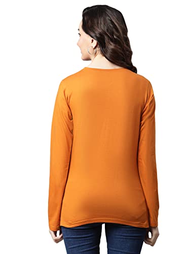 Image of OM SAI LATEST CREATION Women's Plain Lycra with Plain Design on HaOSLC-Sleeve Regular Fit Office wear,Casual wear Top