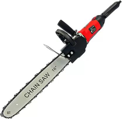 Professional Metal Electric 16 Inch Chainsaw Stand Bracket Set for Angle Grinder Machine (4" Angle Grinder + 16" Chainsaw Stand) For Wood working.