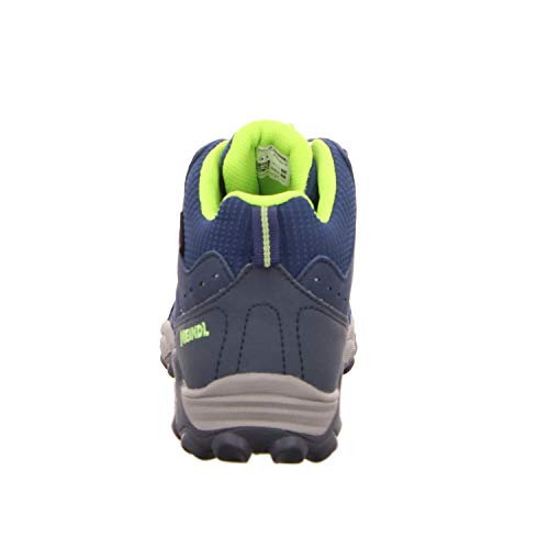 Meindl boys lace-up boots blue/lemon Tuam Jr. size4