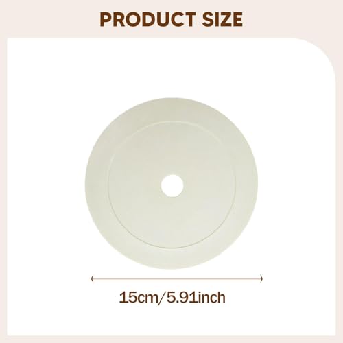 10 Pieces Flat Cones Markers Floor Dots Non Slip Rubber Plates Flat Discs 5.9 inch for Soccer Speed Agility Training4