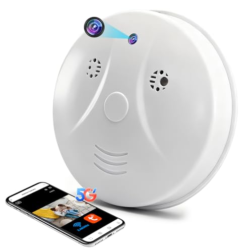 Nisanmoon Telecamera Nascosta Wi-Fi, Telecamera Nascosta Rilevatore di Fumo