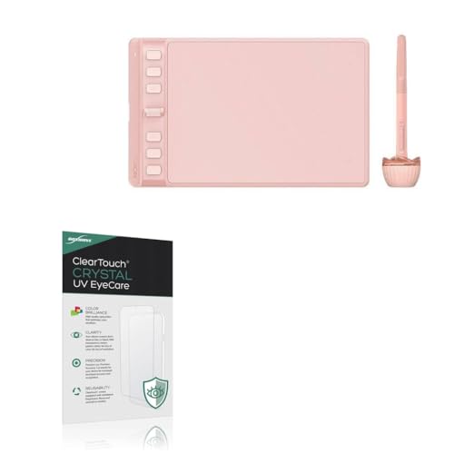 BoxWave Screen Protector Compatible With Huion Inspiroy 2 S H641P (6 in) - ClearTouch Crystal Anti-UV EyeCare (2-Pack), Filters out Harmful Blue Light Reduce Fatigue