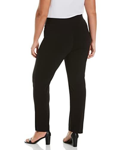 Rafaella Women's Plus Size Dress Pants with Pull-On Waistband, Supreme Stretch, 31" Inseam, Flat Front, Comfort Fit2