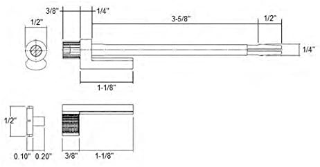 Nuk3y Door Saver 2 II Hinge Pin Stop Fits All 3" to 4-1/2" Residential Hinges (Chrome)