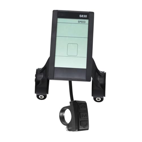 SheerFaring Ordenador para Bicicleta Eléctrica, Velocímetro para Bicicleta Eléctrica, Ciclocomputador, Panel de Control para Bicicletas Eléctricas, Velocímetro Pa, Interfaz Impermeable