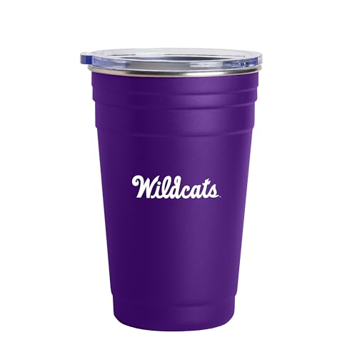 Image of Logo Brands NCAA 22 oz Stainless Steel Tailgate Cup -Double Wall Vacuum-Sealed Durable For Hot & Cold Drinks, Perfect for Gameday & Tailgating