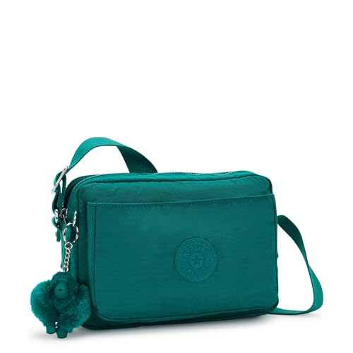 Image of Kipling Women's Abanu Medium Crossbody Bag, Lightweight, Adjustable Nylon Waist Pack with Multi-Compartment Zip Pockets