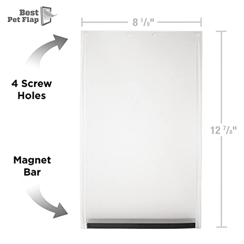 Best Pet Flap Medium Replacement Dog Door Flap Compatible With Petsafe Freedom Pac11-11038 - Measures 8 1/8" X 12 7/8" Longer Lasting, Most Energy Efficient, Less Shrinkage, Bpa Free #TOP4