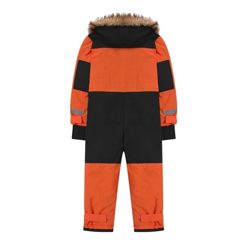 Snow Suits Kids Girls Boys Winter One Piece Snowsuits Waterproof Windproof Outdoor Snowboarding Ski Suits Overalls4